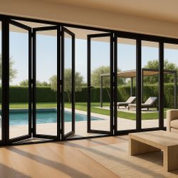 Aluminum Bi-Folding Door (Custom Available)