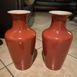 CERAMIC POTS SET PERFECT CONDITION DECORATIONS BIG  GRANDE JARRONES PERFECTO CONDITION 