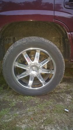 20" 6 lug rims for trade