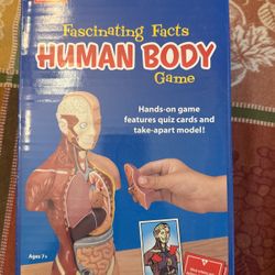 Human Body Quiz/Fact Game Ages 7+
