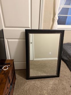 Large Framed Wall/Floor Mirror