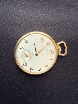 Hamilton vintage 10k filled pocket watch