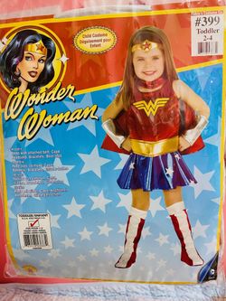 Girls Wonder Woman Costume Size 2-4T