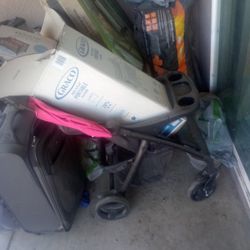 Stroller And Playpen  Together 