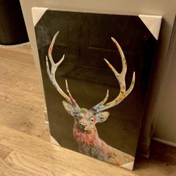 Deer canvas new 20x30