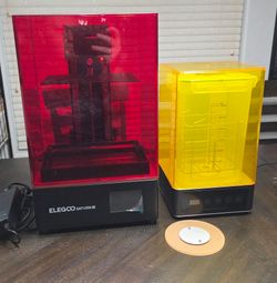 Elegoo Saturn S 3D printer and Mercury wash UV station
