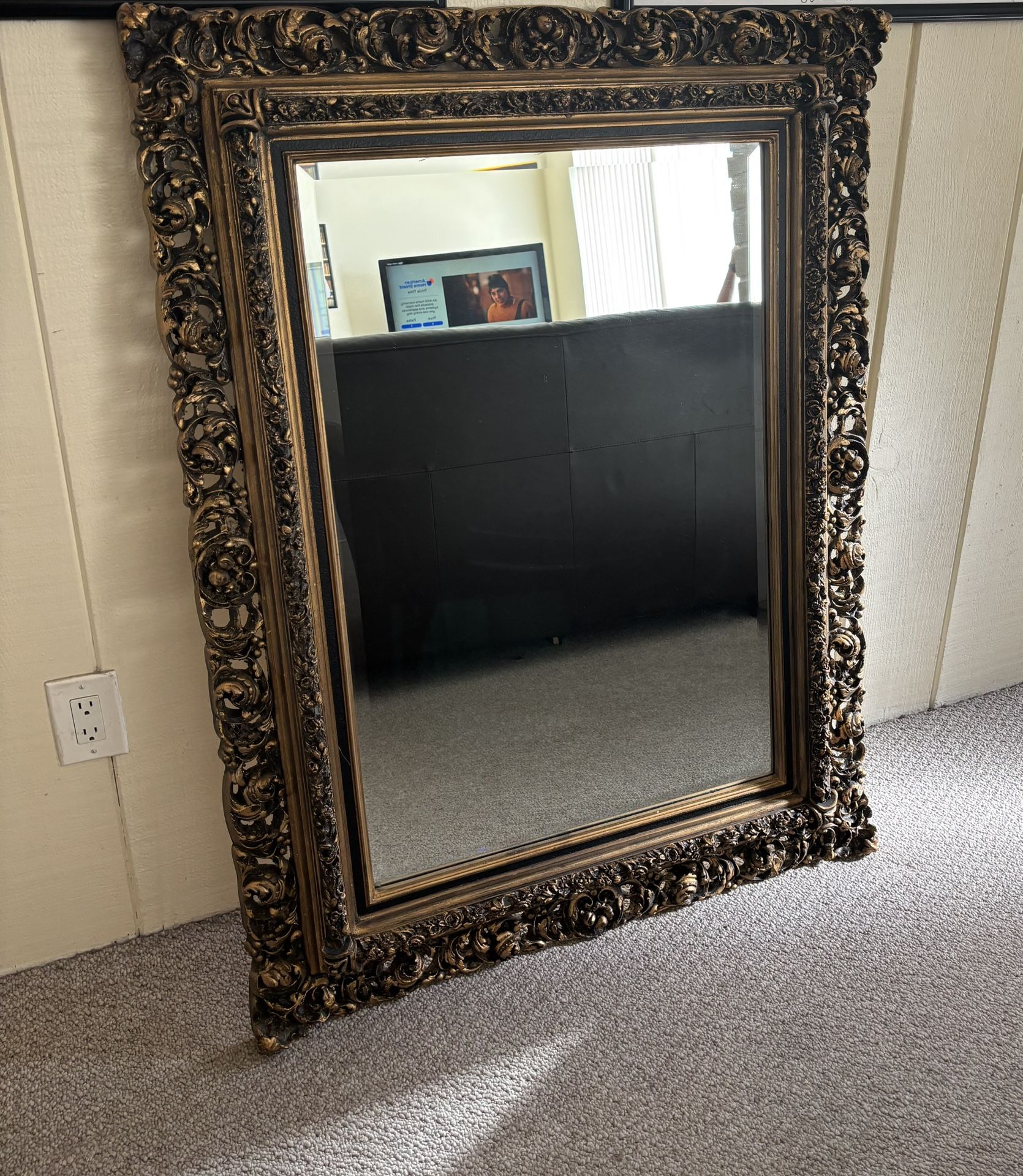 Vintage Antique Framed Mirror MUST SELL