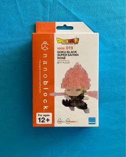 Dragon Ball Super Nanoblock Goku Black Super Saiyan Rose Figure