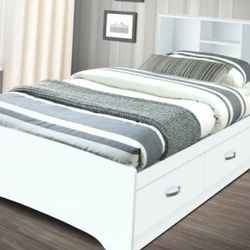 Twin/Full Storage bed frame in 6 Colors