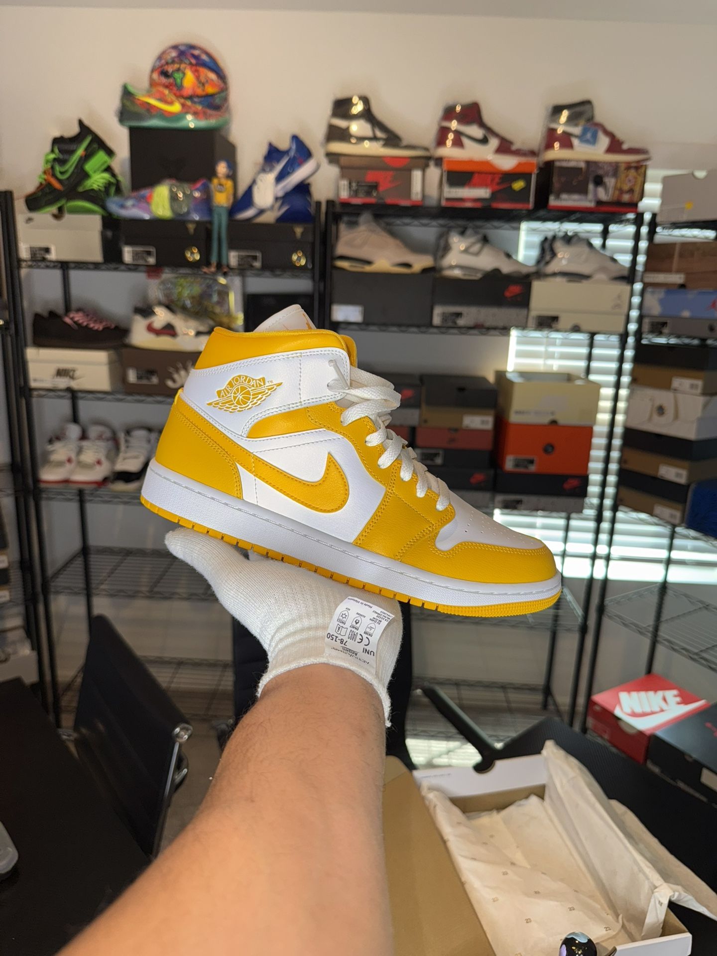 🔥 Air Jordan 1 Mid “University Gold” 🔥 Size 9.5 Men / 11 Women - $87