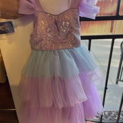 Toddler Girl Mermaid Dress 4Y