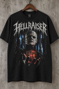 Custom Hellraiser Pinhead horror Tshirt