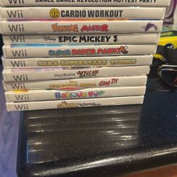 Various Wii Games 