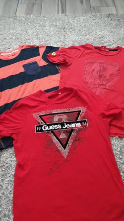 3 MEN SHIRTS SIZE S LIKE NEW GUESS,PUMA