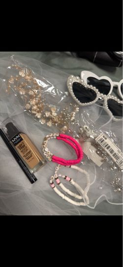 Bridal Accessories and Makeup Bundle