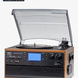 ORCC 10-in-1 Viny Turntable Record Player