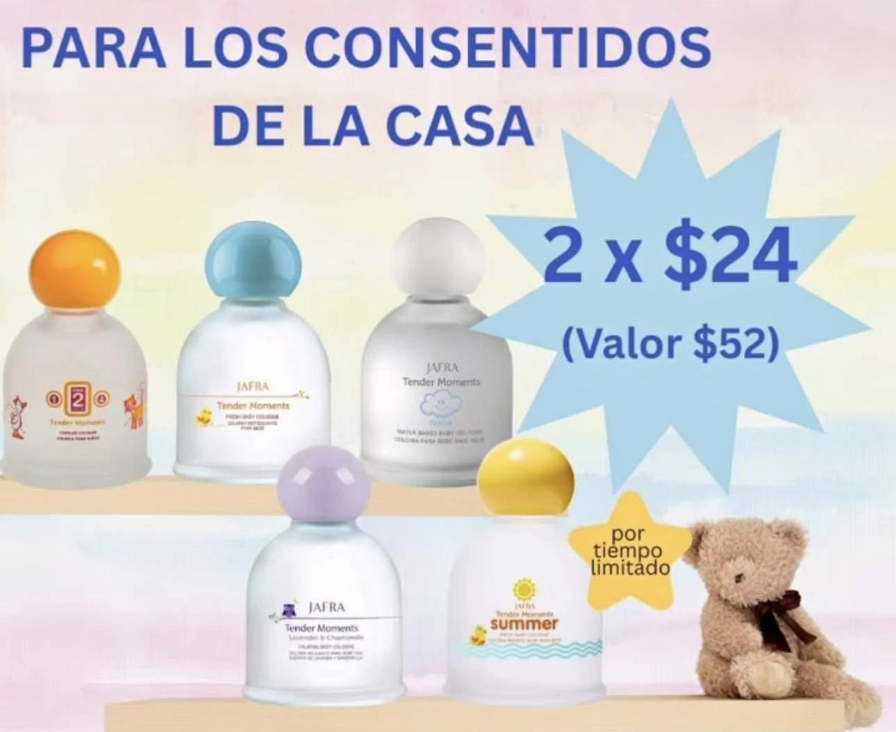 Perfumes Bebe Jafra.