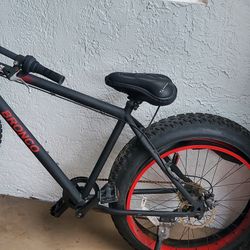 BRONCO  FAT BIKE - BLACK AND RED