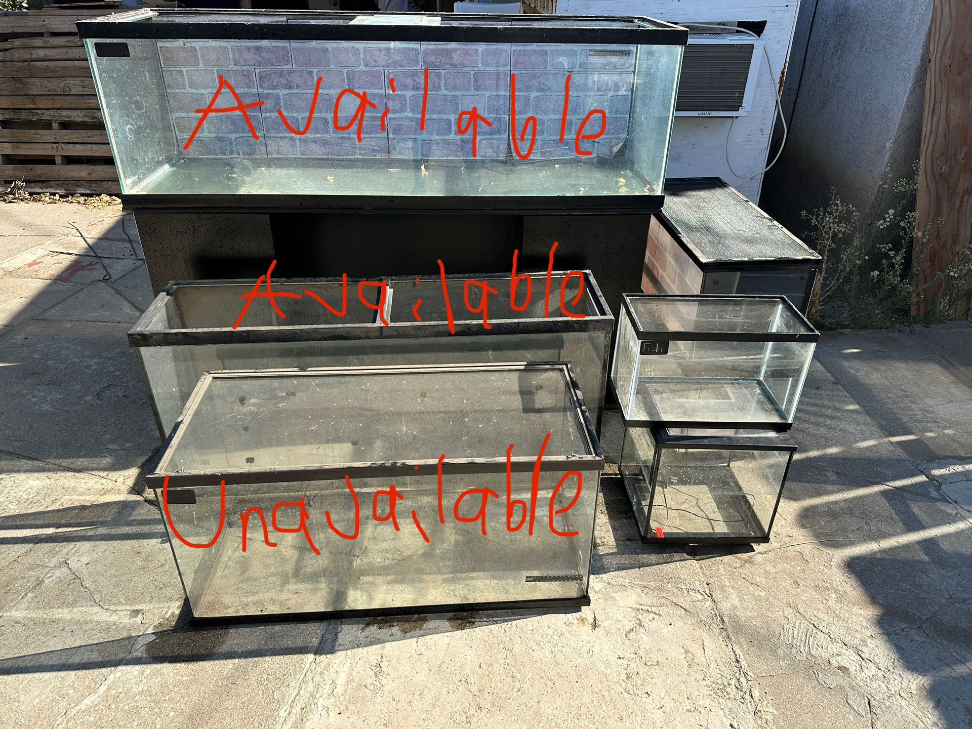 Tanks (Reptile or Fish)