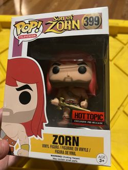 Funko Pop Television Zorn With Hot Sauce 400 Son Of Zorn Vinyl Figure