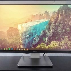 Computer Monitor - Dell Ultrasharp 24 inch (23.8") Screen FHD 1080p LED Ultra Thin Bezel (U2414H)