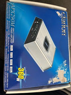 New Clarion 2/1 Channel amplifier