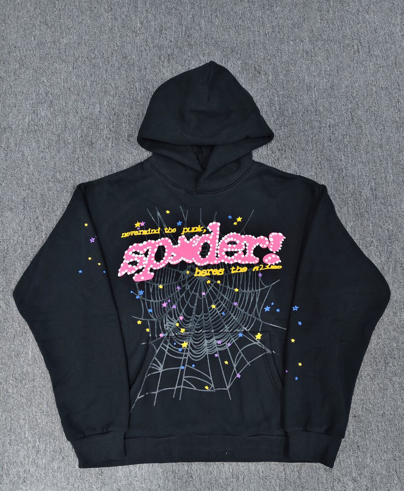 Spid Hoodie Black/Pink
