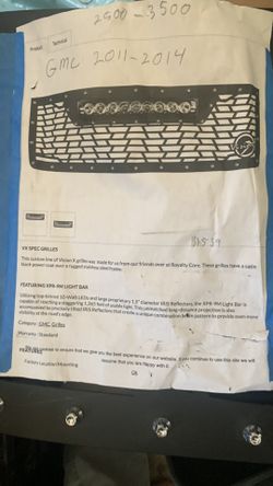 GMC 2011-2014 Iron Grill
