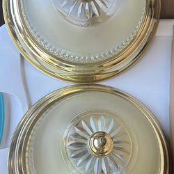 Pair of ceiling lights