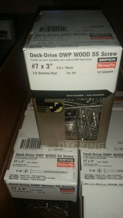 Deck - Drive DWP WOOD SS Screw