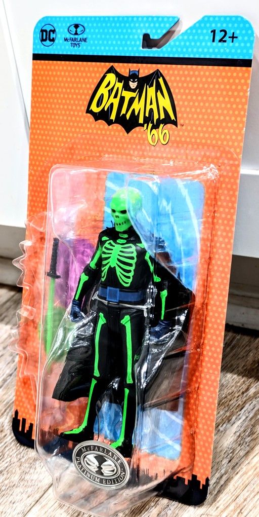 LORD DEATH MAN, Batman ‘66 Platinum Edition Figure, MCFARLANE TOYS - SEALED
