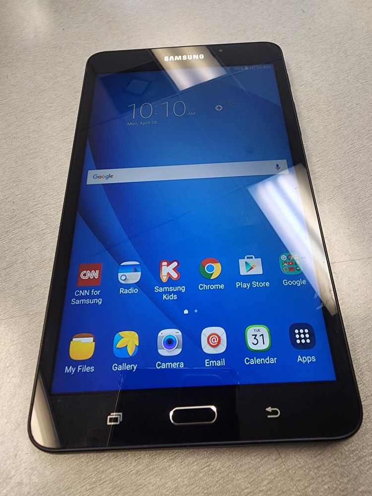 Samsung Galaxy Tab A6 SM T280 With Charger And Memory Card