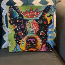 Colorful Dog Art Picture