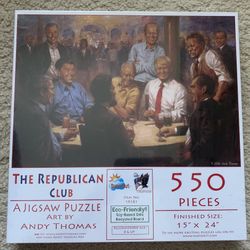 Brand New The Republican Club 550 Piece Puzzle