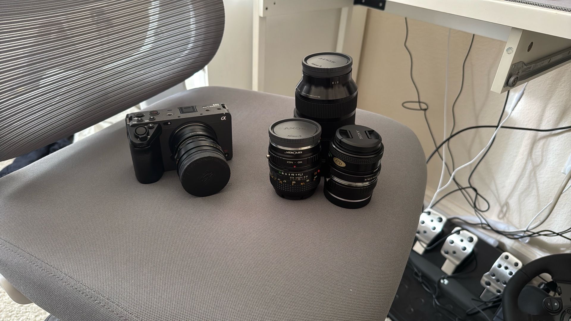 Sony Fx3 With Sigma 24-70mm Art Lens + 3 Vintage Lenses
