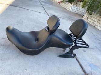 SOFTAIL SEAT w/ backrests & rack