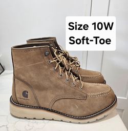 Carhartt Soft Toe Work Boots Size 10w