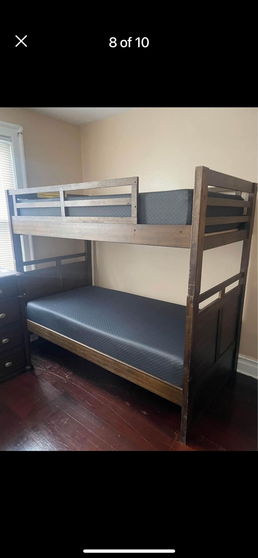 Bunk Bed W No Ladder 