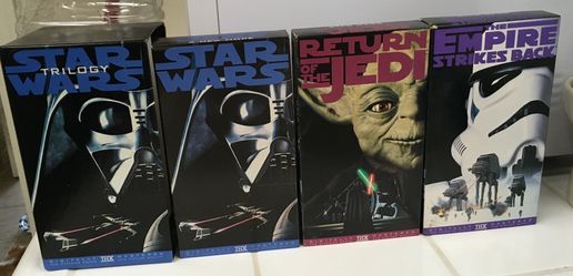 STAR WARS TRILOGY VHS $6