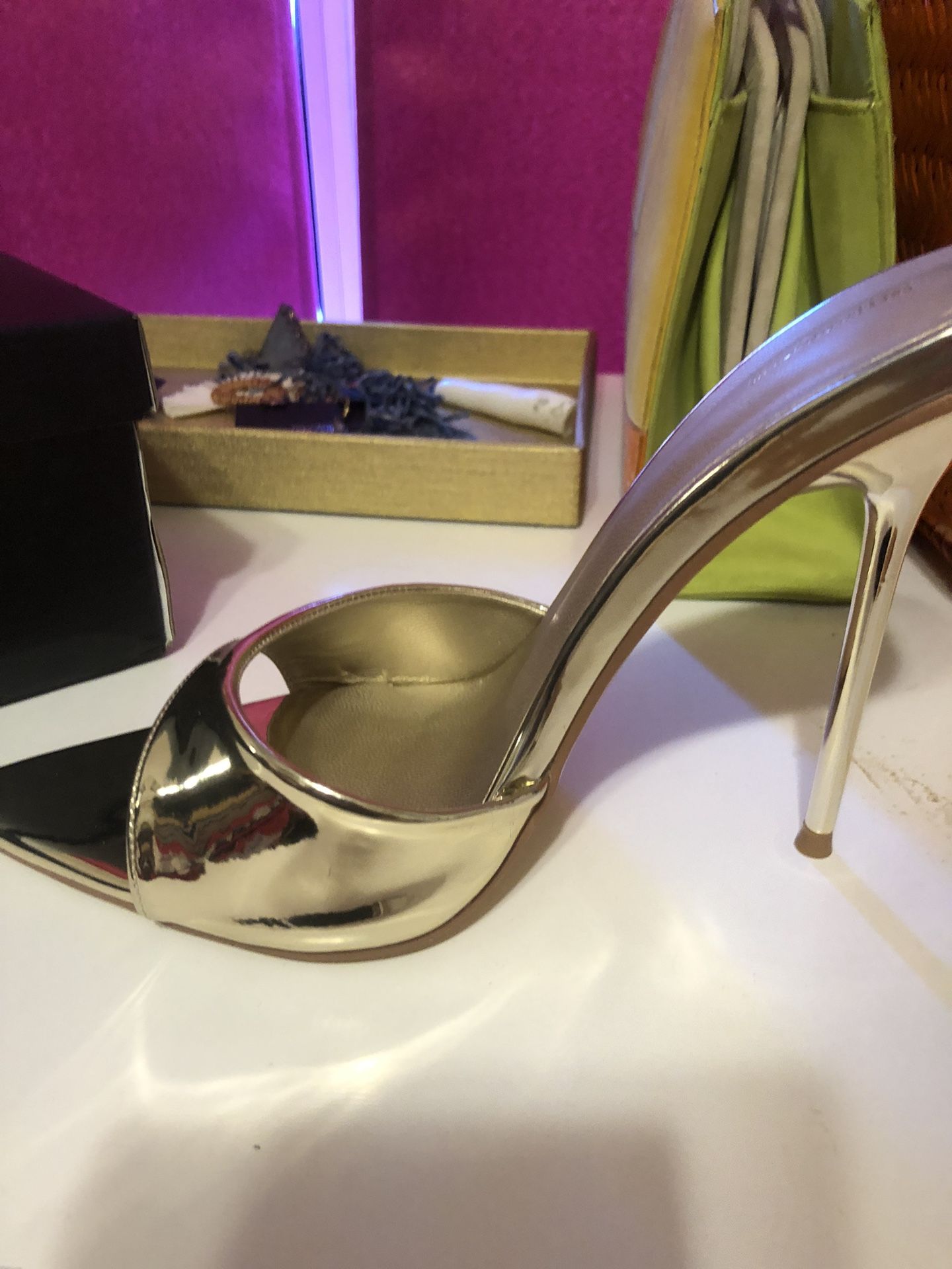 New gold Heels