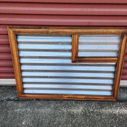 Handmade Metal Reverse American Flag Large Frame