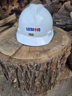 Union 76 White Hard Hat