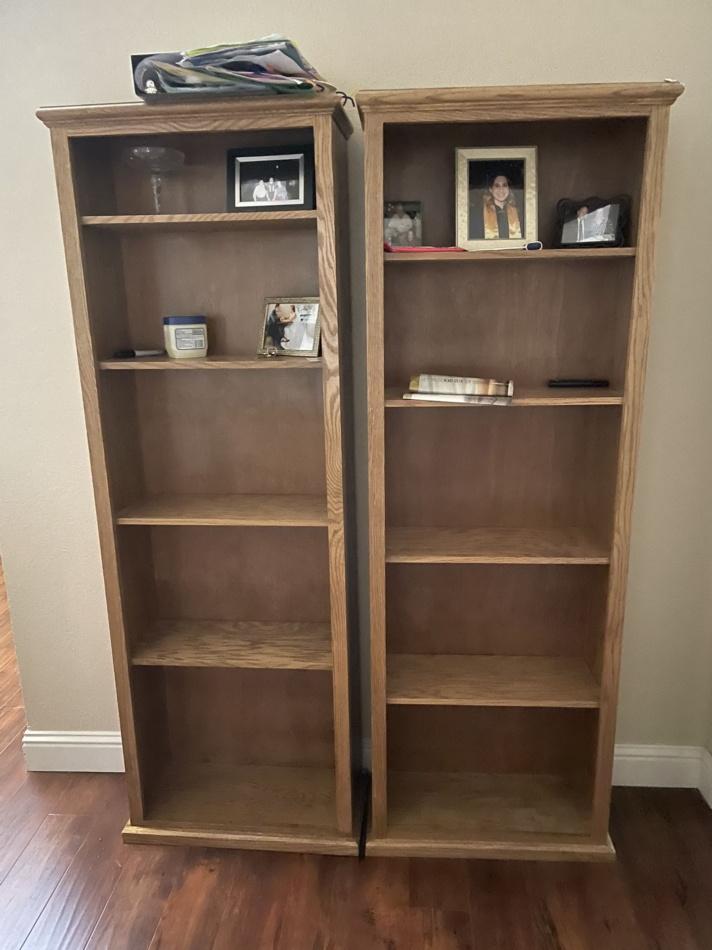 Wooden Book shelves