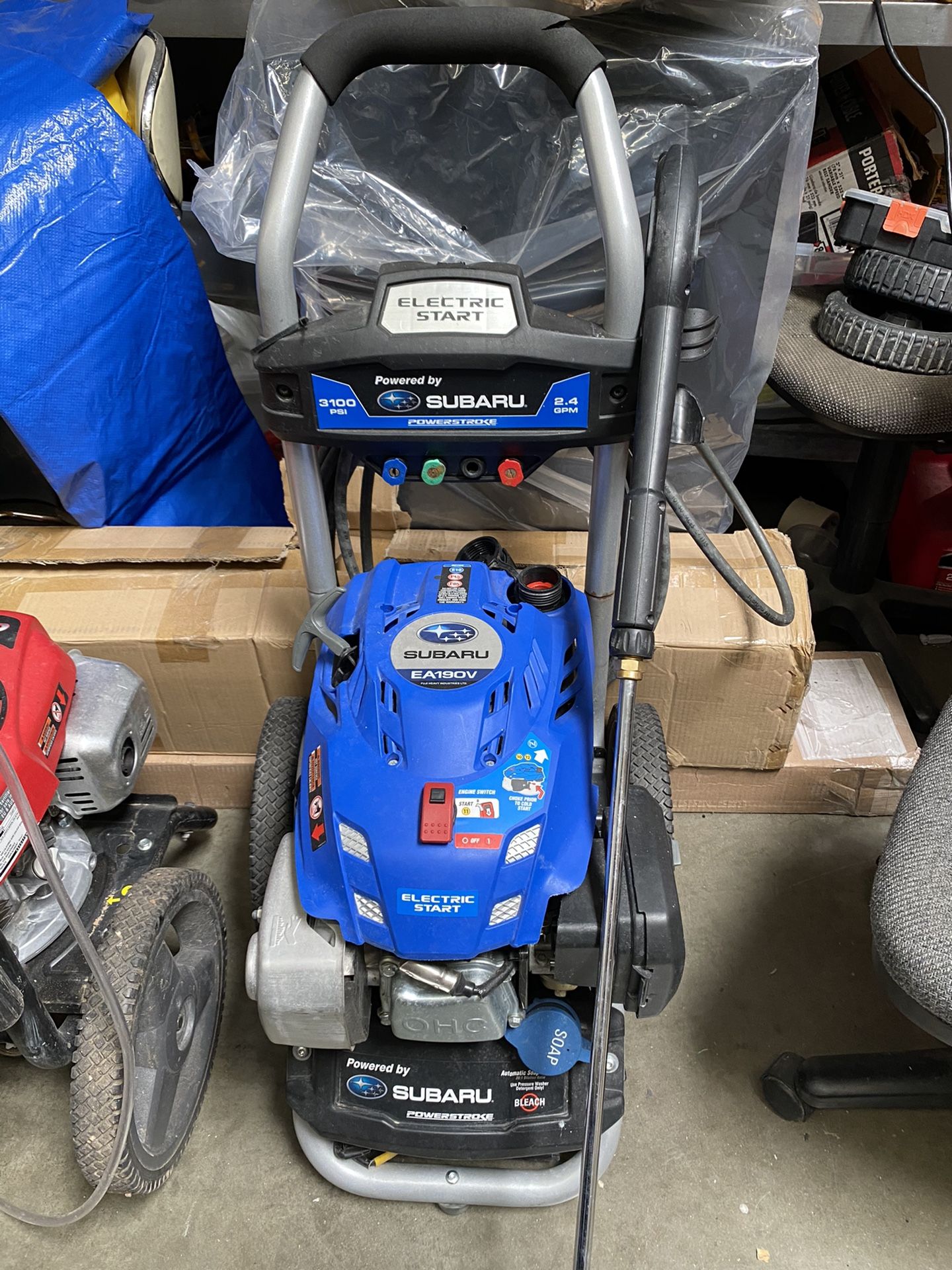 PowerStroke 3,100-PSI 2.4-GPM Subaru Electric Start Gas Pressure Washer