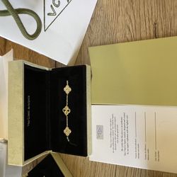 Van Cleef And Arpels Bracelet With Cz 