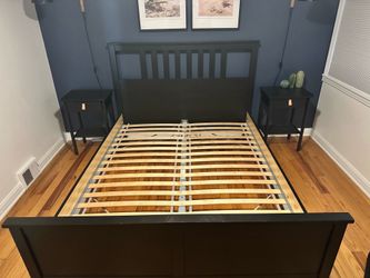 IKEA Queen Bedframe and Nightstands