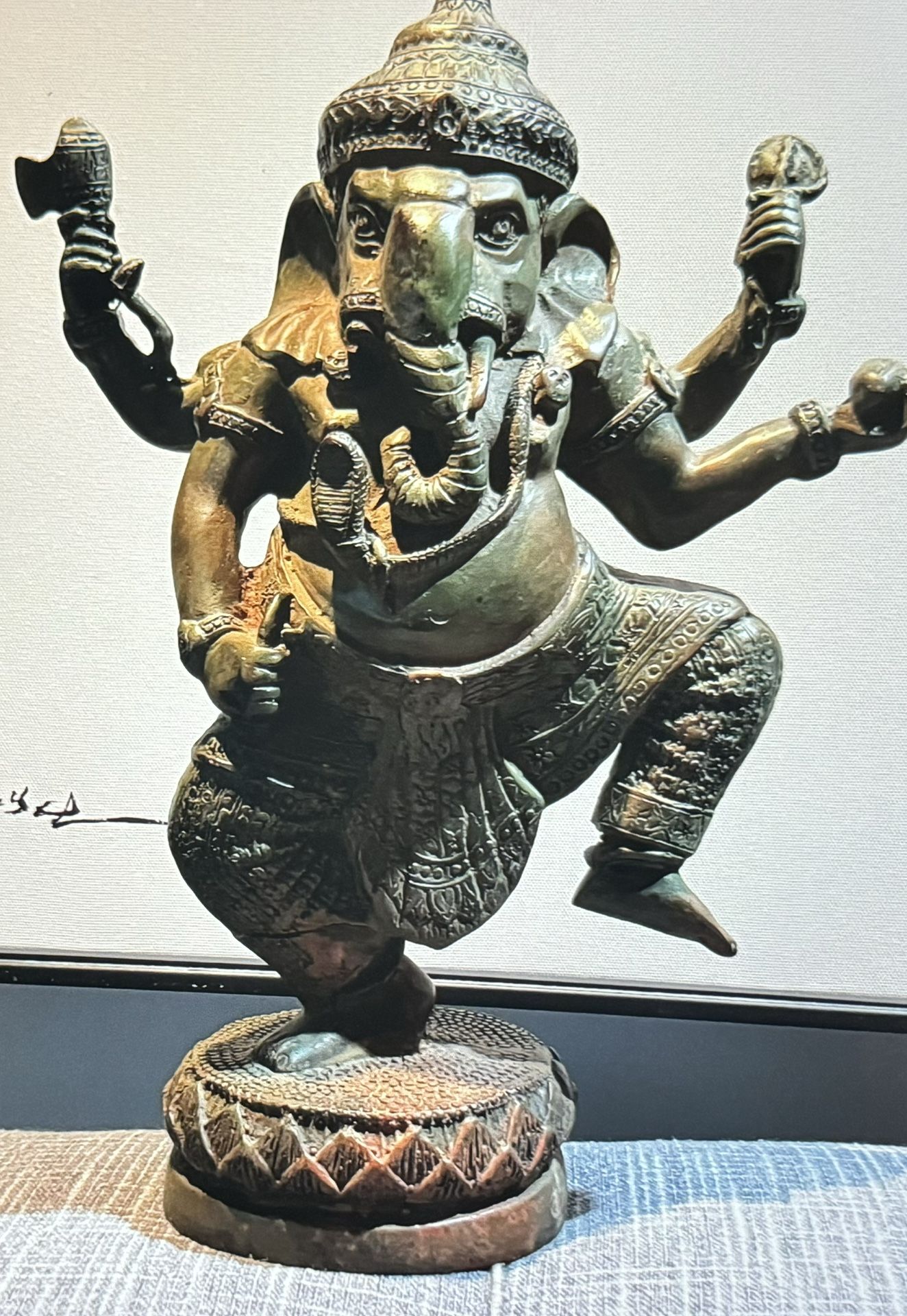 Statue of Dancing Ganesha