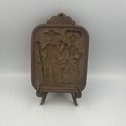  Vintage Discontinued 1980’s Hartstone cookie press mold of George and Martha Washington