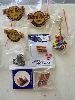 Hard Rock Cafe & Souvenir Pin Collection