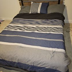 Queen Bed Frame And Matress.
